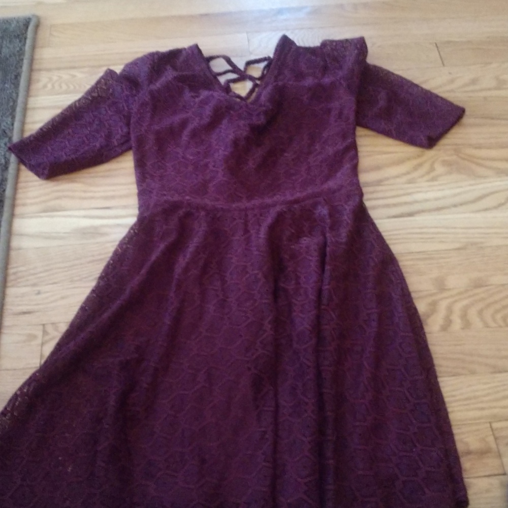 Maroon dress